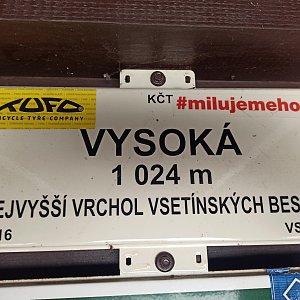 Roman Tigge na vrcholu Vysoká (22.3.2022 12:44)
