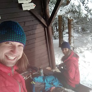 prochyz na vrcholu Vysoká (3.2.2019 12:05)