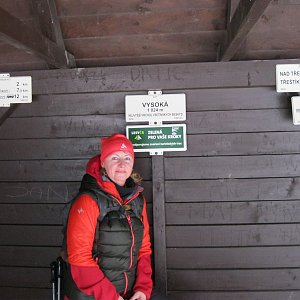 dana na vrcholu Vysoká (2.3.2019 17:44)