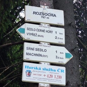 Cyklista 73 na vrcholu Rozsocha (18.6.2025 16:03)