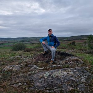 Jiří Králík on the summit of Gollitsch (18.4.2025 19:59)
