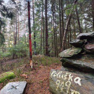 Jiří Králík on the summit of Poluška (9.12.2025 15:31)