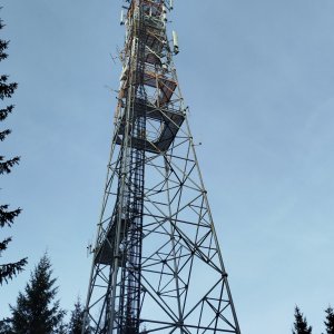 Jan Blažej on the summit of Poluška (1.1.2026 15:06)