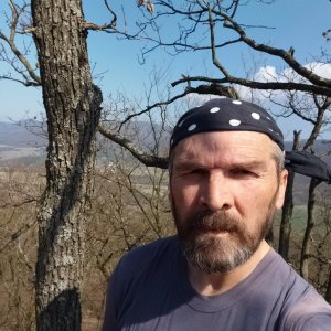 Jaroslav Flidr on the summit of Stráž Z (27.3.2025 11:50)