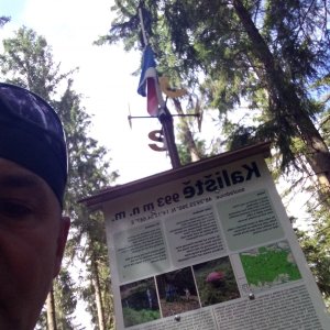 Li Be on the summit of Kaliště (2.7.2023 9:59)