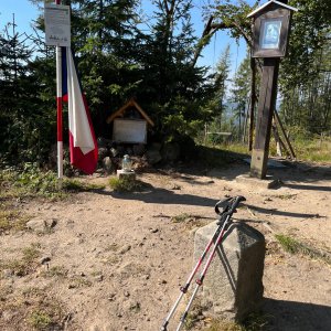 Radka D on the summit of Komonec (29.9.2023 14:07)