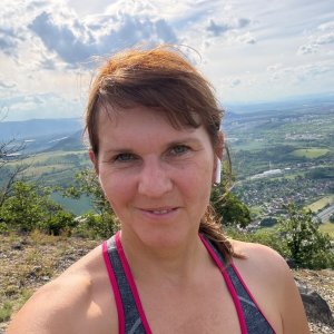 Ivona on the summit of Zlatník (6.6.2026 18:00)