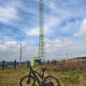 Jiří Králík on the summit of Vrchy (21.3.2026 11:39)
