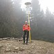 Čestmír Kubíček na vrcholu Malý Javorník (2.11.2019 11:03)