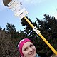 Jana Bartošová na vrcholu Malý Javorník (23.11.2019 11:43)