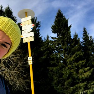 Andulka na vrcholu Malý Javorník (1.12.2019 12:09)