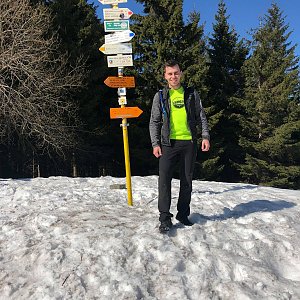 Pospa na vrcholu Malý Javorník (23.3.2019 13:29)