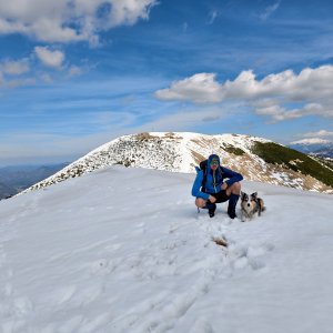 Jiří Králík on the summit of Terzer Göller (12.4.2025 14:09)