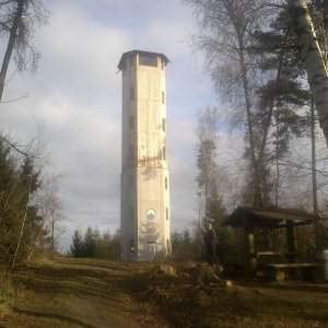 Fin on the summit of Javornická hůra (21.12.2024 9:58)