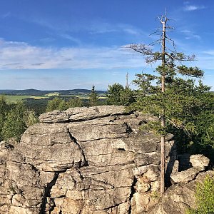 Martin Matějka na vrcholu Pasecká skála (6.7.2019 18:29)