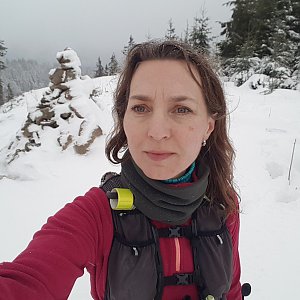 Marcela Kubíčková na vrcholu Červenec (21.1.2023 11:45)