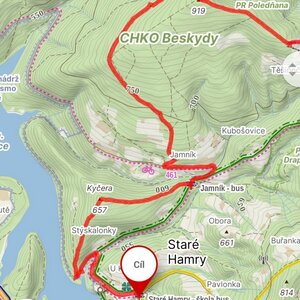 Horalka Anička on the summit of Kyčera (15.5.2024)