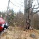 Jiřina on peak Koňáskova skála (13.4.2025)