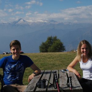 Kuba Ž. on the summit of Monte Baldo (26.9.2013 12:38)