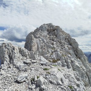 Jan Blažej on the summit of Brotfall Südgipfel (7.7.2026 14:05)