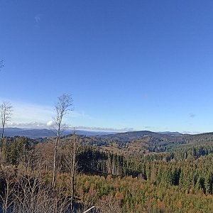 Ráďa Hojdís na vrcholu Suchá hora - SZ vrchol (6.11.2022 18:06)