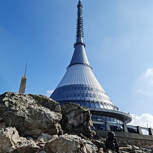 Pancikus on the summit of Ještěd (26.3.2022 10:34)
