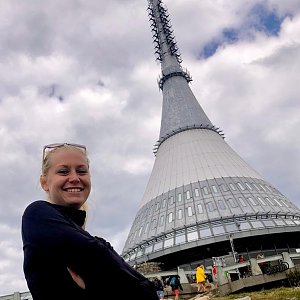 Týnka na vrcholu Ještěd (23.8.2020 14:30)