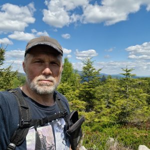Rastislav Biarinec on the summit of Žiare (25.5.2025 14:03)