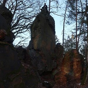 Bouřka na vrcholu Vysoká (6.3.2021 17:46)