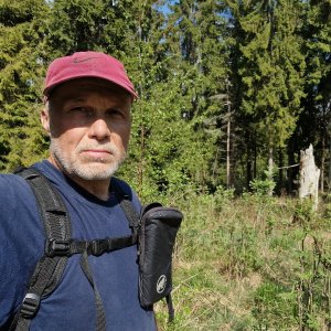 Rastislav Biarinec on the summit of Vahanov (9.5.2026 15:14)