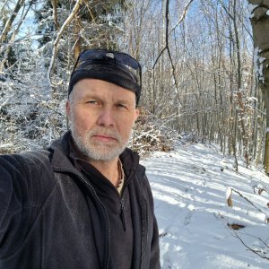 Rastislav Biarinec on the summit of Kýčera (29.11.2025 13:24)