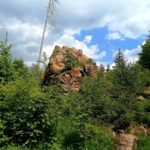 Tor na vrcholu Abendstein (3.6.2025 14:10)