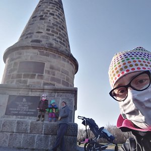 Pavel Vosecky na vrcholu Lipská hora (21.4.2020 22:05)