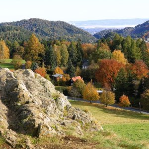 Iveta Válová on the summit of Johannisstein (19.10.2025 10:42)