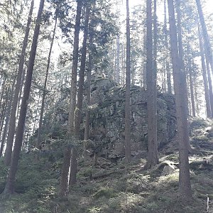 Adéla Luptáková na vrcholu Na skále (2.4.2021 13:16)