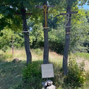 René Arendacký na vrcholu Velký Tribeč (8.7.2023 10:55)