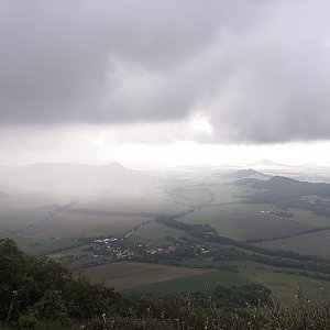Lenka Horáková on the summit of Lipská hora (27.8.2022 13:28)