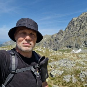 Rastislav Biarinec on the summit of Kôpka nad Zamrznutým plesom (22.6.2025 12:46)