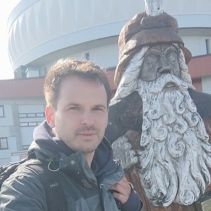 Martin Palin na vrcholu Praděd (18.8.2021 16:15)