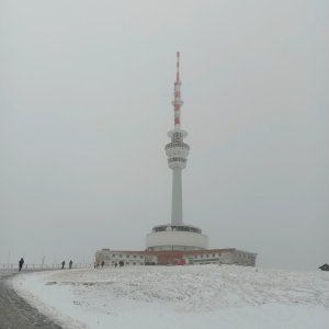 Natálie on the summit of Praděd (31.12.2025 11:22)