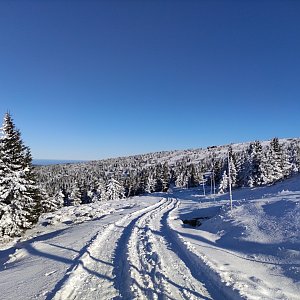 Jan Čegan na vrcholu Praděd (2.12.2020 12:23)