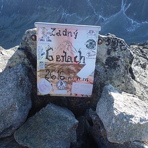 Patejl na vrcholu Zadný Gerlach (22.9.2019 16:03)