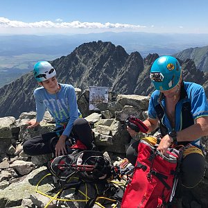 Martin Horáček na vrcholu Zadný Gerlach (30.7.2020 13:58)