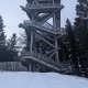 Michal Hájek na vrcholu Hirschenkogel