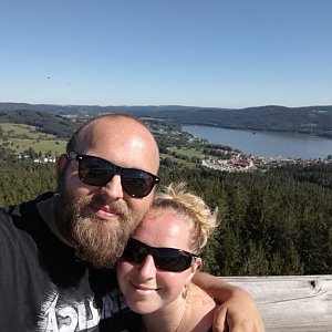 Honza Tesák na vrcholu Kramolín  (21.8.2020 11:00)