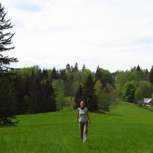 Iveta Válová na vrcholu Veisův kopec (13.5.2020 13:42)