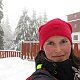 Iveta Válová na vrcholu Malinový vrch (23.1.2022 11:53)