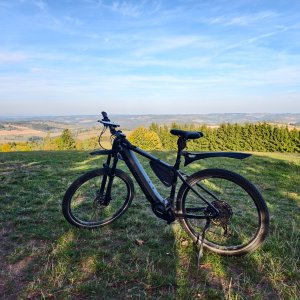 Jiří Králík on the summit of Kamenice (1.10.2026 16:40)