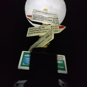 Josef Káňa na vrcholu Čertův mlýn 