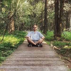 Martin Petřík na vrcholu Čertův mlýn (18.6.2022 17:48)